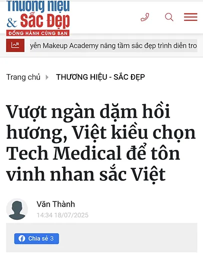 Vượt ngàn dặm hồi hương, Việt kiều chọn Tech Medical để tôn vinh nhan sắc Việt