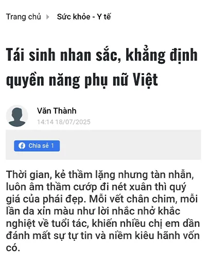Tái sinh nhan sắc, khẳng định quyền năng phụ nữ Việt